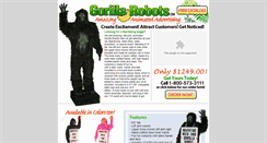 Desktop Screenshot of gorilla-robot.com